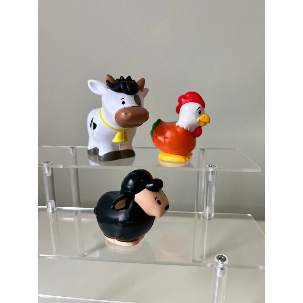 Fisher-Price Little People Animals Cow Black Sheep Rooster 2018